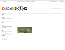 Tablet Screenshot of droneskinz.com